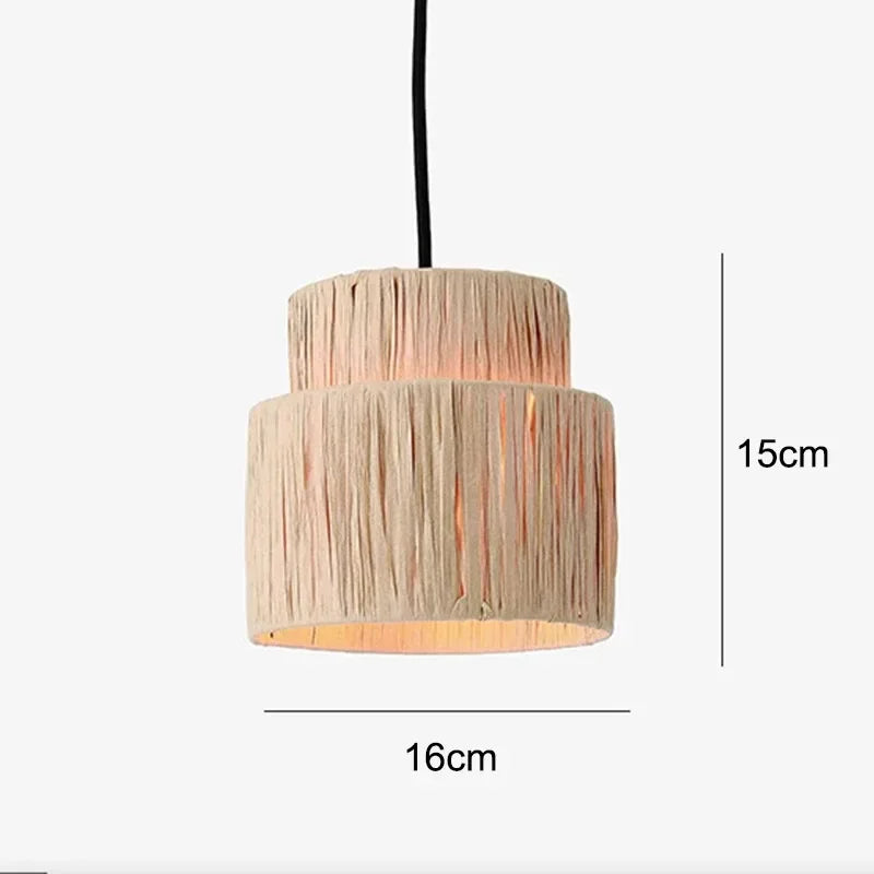 Morotan™ Japanse Wabi Sabi Rotan Hanglamp