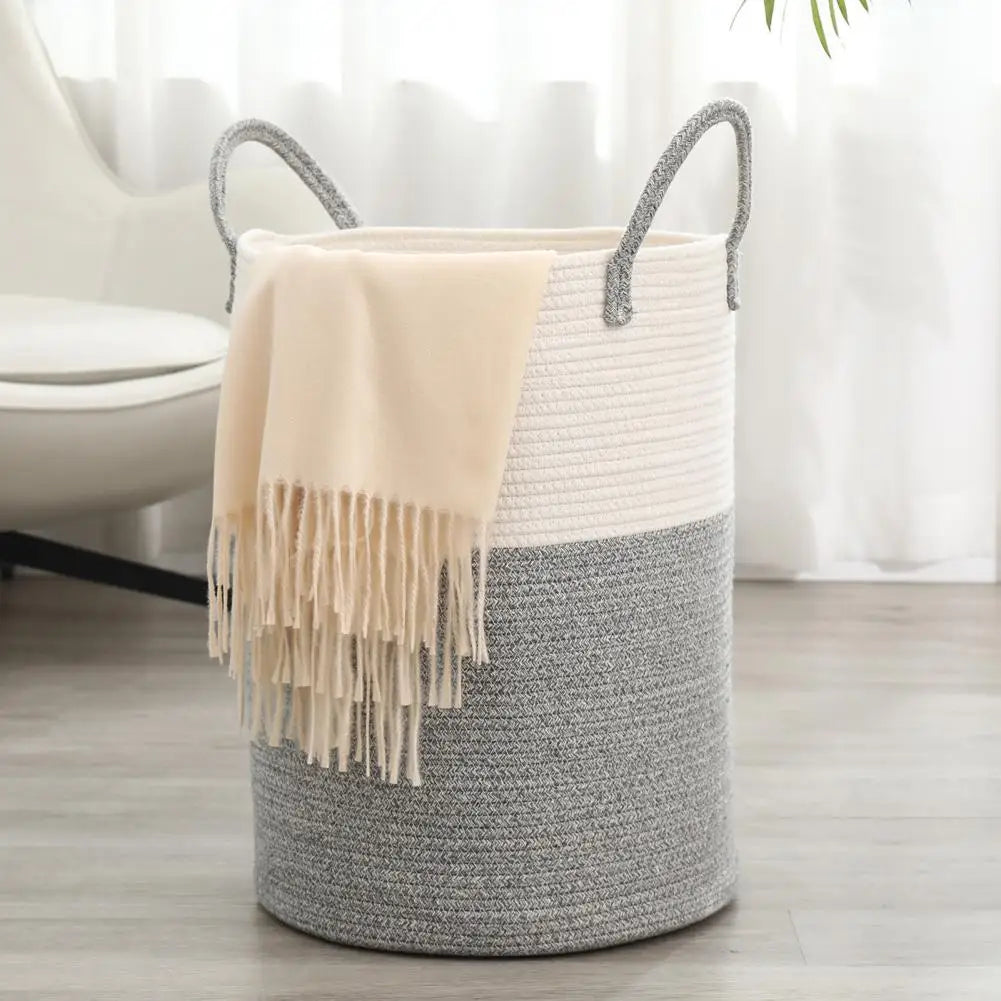 Handloom™ Grote Capaciteit & Duurzame Opbergmand - Vuile Kledingmand van Katoen –