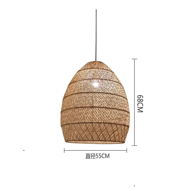 Handgeweven hanglamp