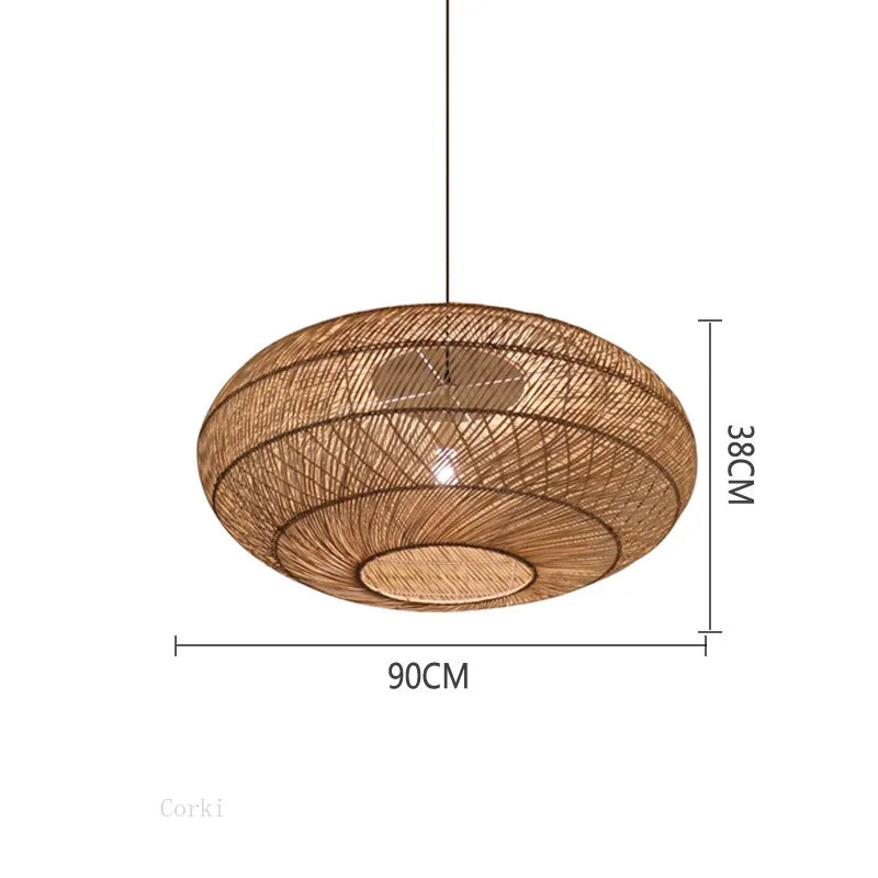 Handgeweven hanglamp