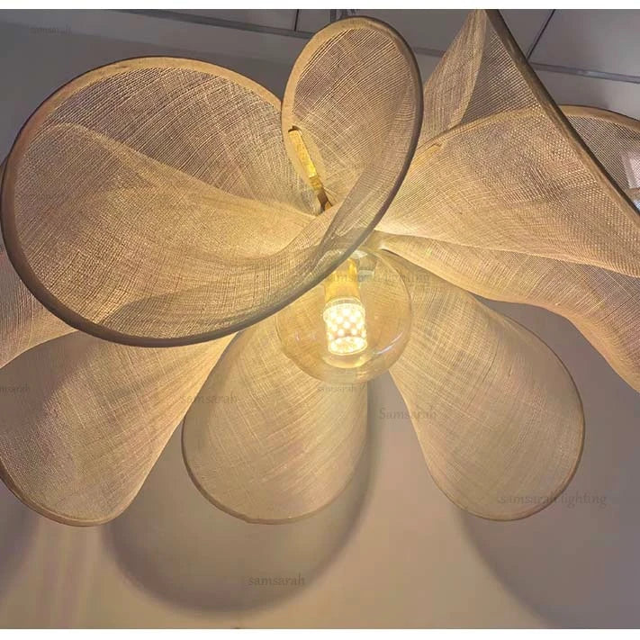 Mavera™ Wabi-Sabi Stoffen Bloem Hanglamp