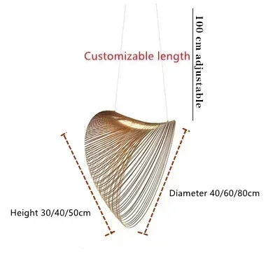 LumiWood™ LED Houten Hanglamp | Japanse Stijl voor Woonkamer, Eetkamer & Slaapkamer