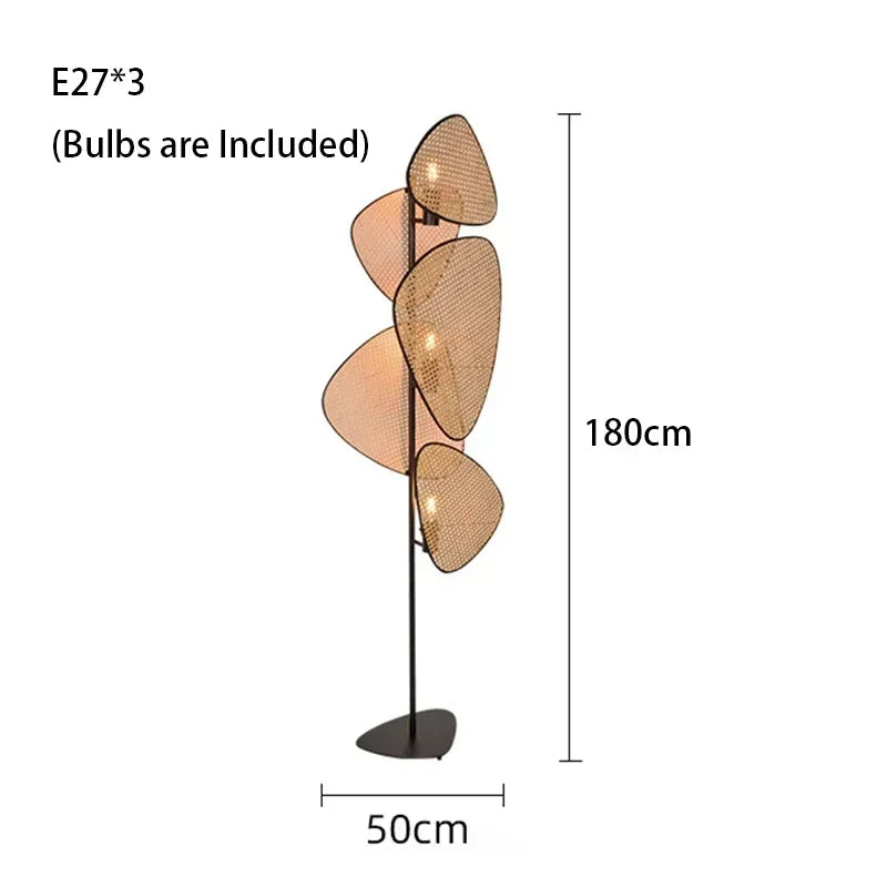 Calora™ Nordic Rotan LED Vloerlamp