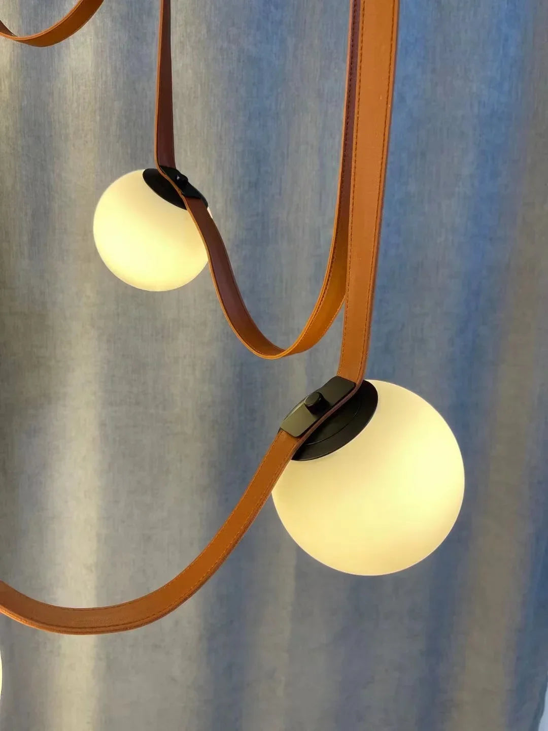 Italiaanse Lederen hanglamp