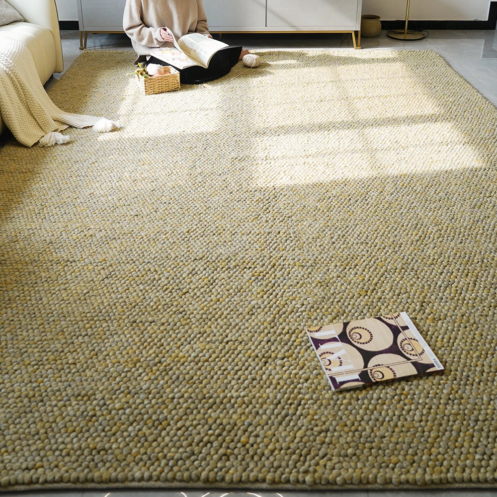 Molvina™ Luxe Handgeweven Wollen Vloerkleed