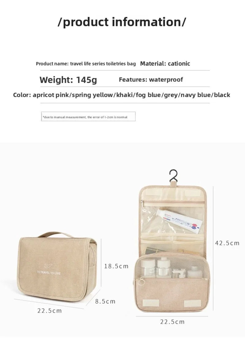 TripPouch™ – Hangende Toilettas voor Reizen | Compact, Waterdicht & Slim Ontworpen