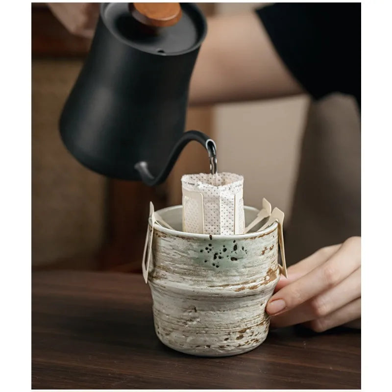 Miyako™ Handgemaakt Japanse Keramische Thee- en Koffiekop