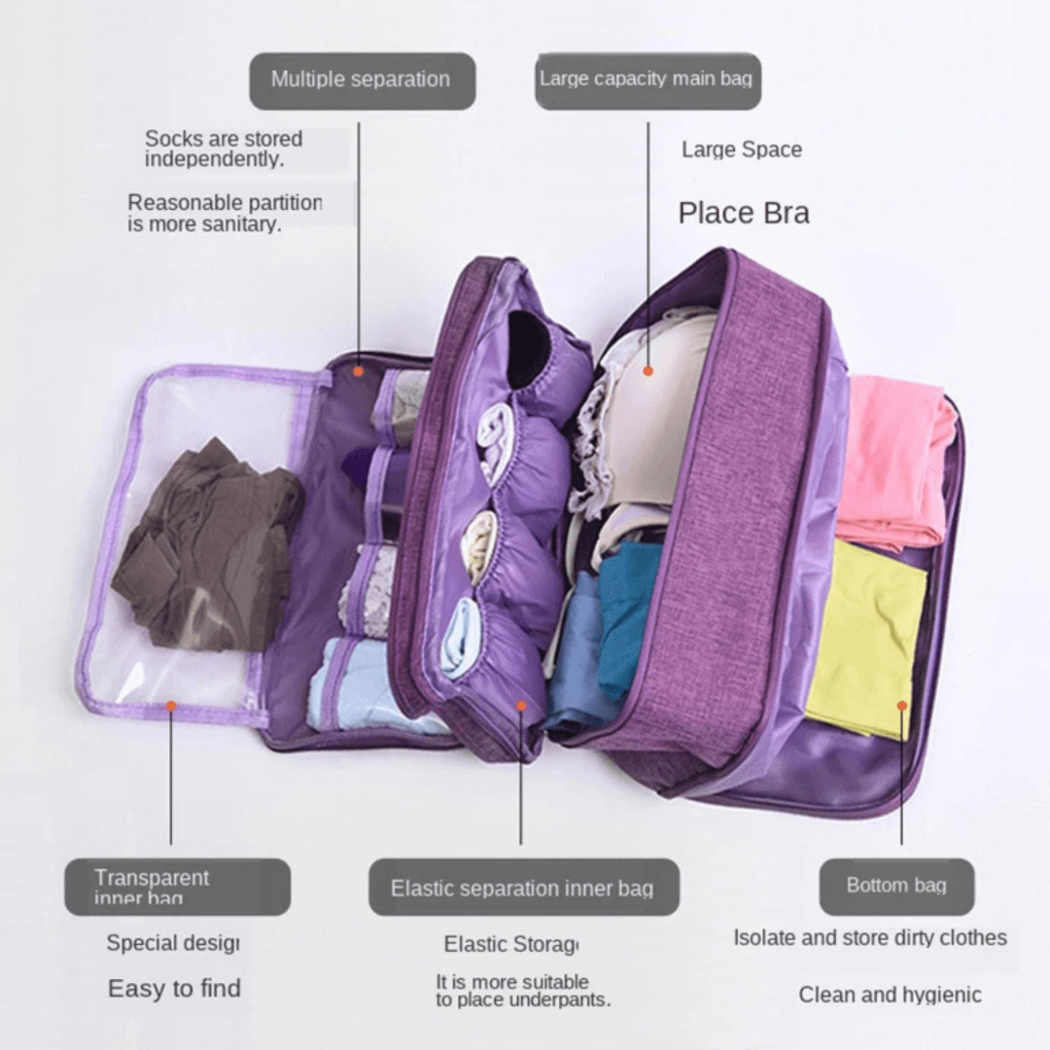 DryStash™ – Waterdichte Opbergtas | Elegant & Ruim voor Kleding en Accessoires