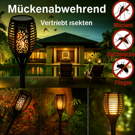 Dansende Zonnevlam Buitenlamp