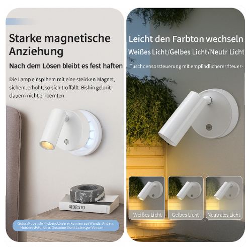 Vivalume™ Stijlvolle Oplaadbare LED-Wandlamp