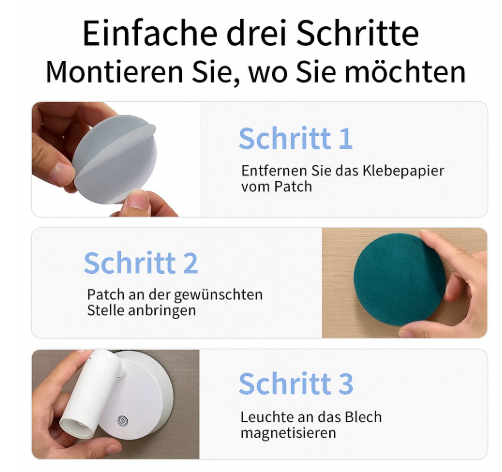 Vivalume™ Stijlvolle Oplaadbare LED-Wandlamp