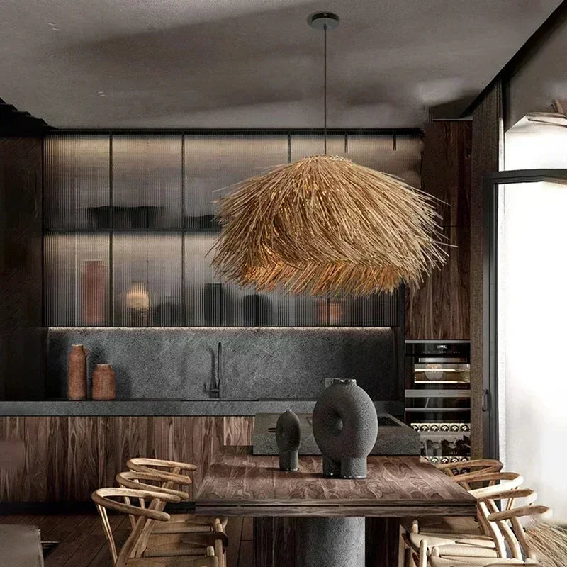 Meyura™ Handgeweven Rotan Hanglamp