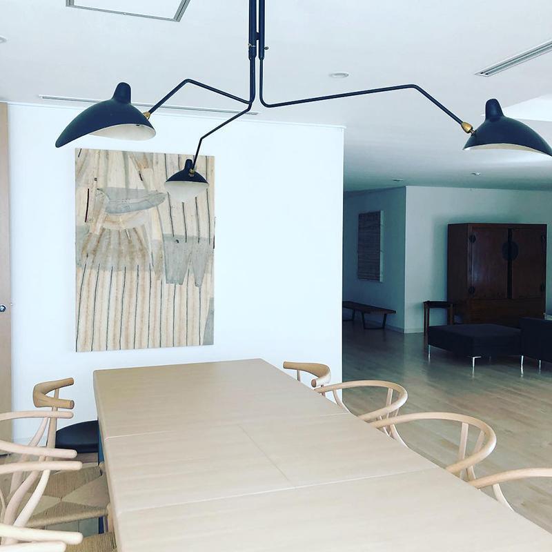 Hanglamp van metaal, aluminium en messing – Bonq