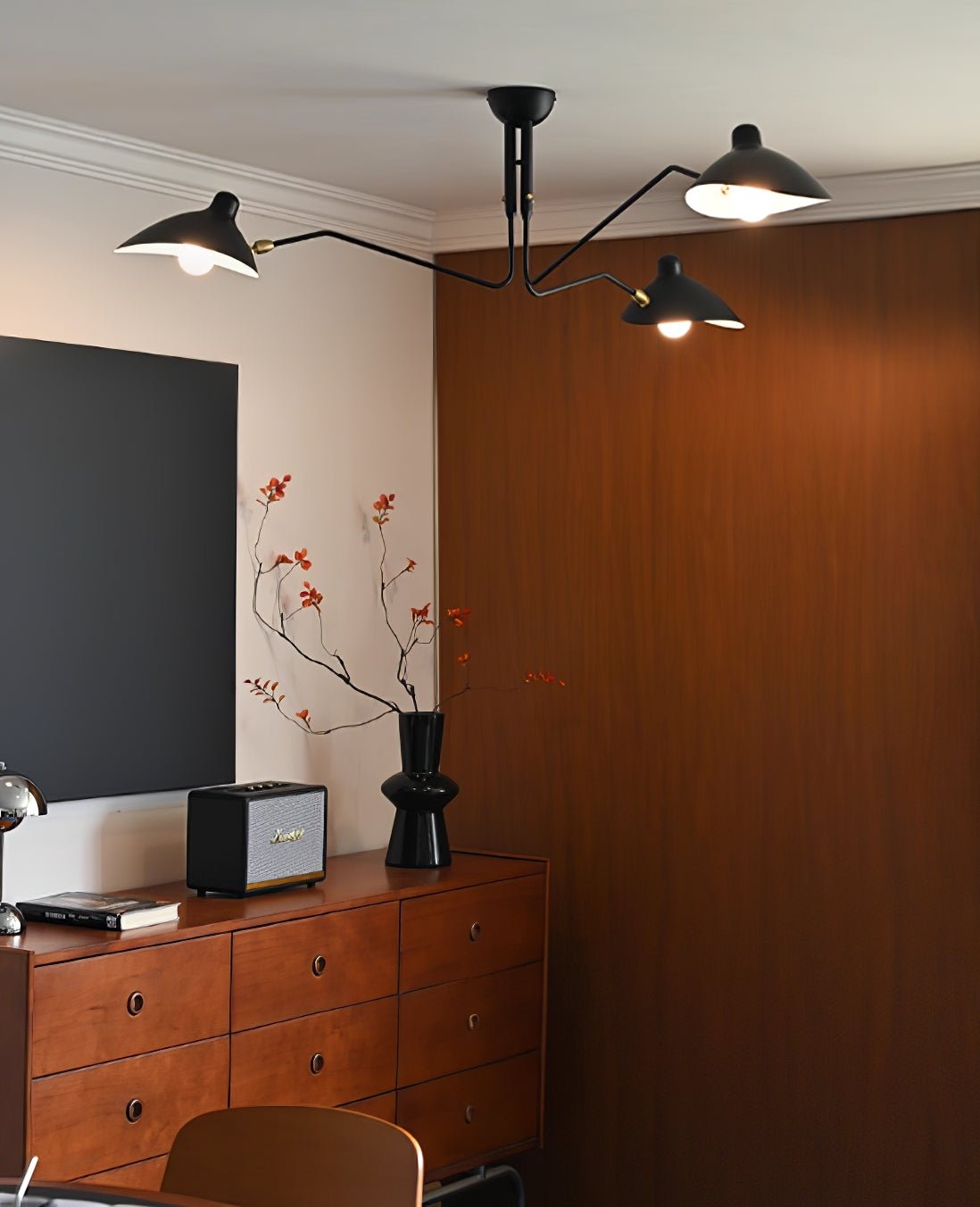 Hanglamp van metaal, aluminium en messing – Bonq