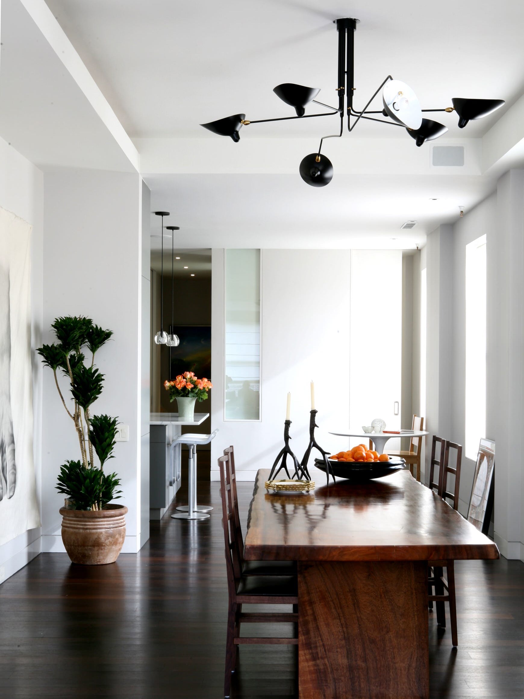 Hanglamp van metaal, aluminium en messing – Bonq