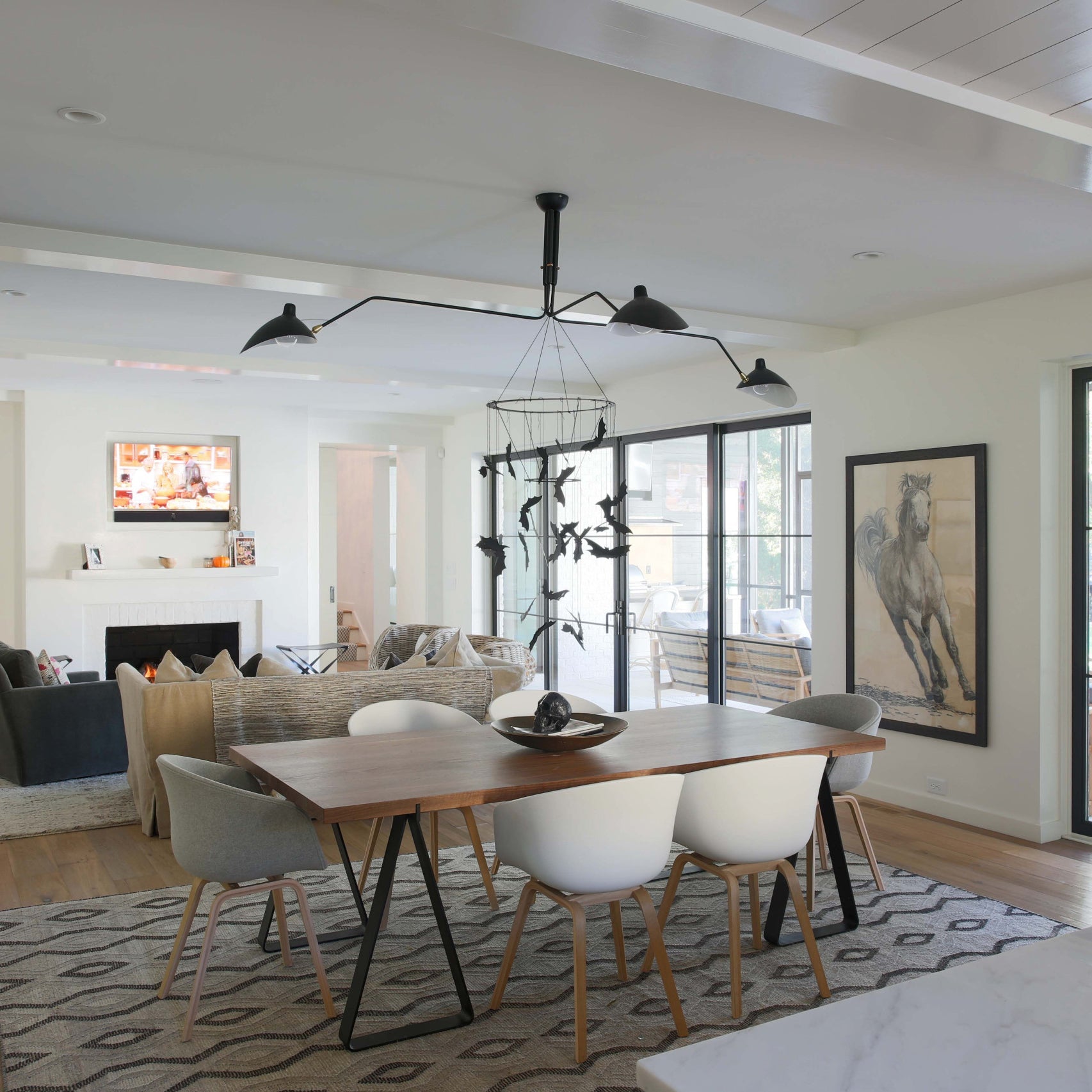 Hanglamp van metaal, aluminium en messing – Bonq