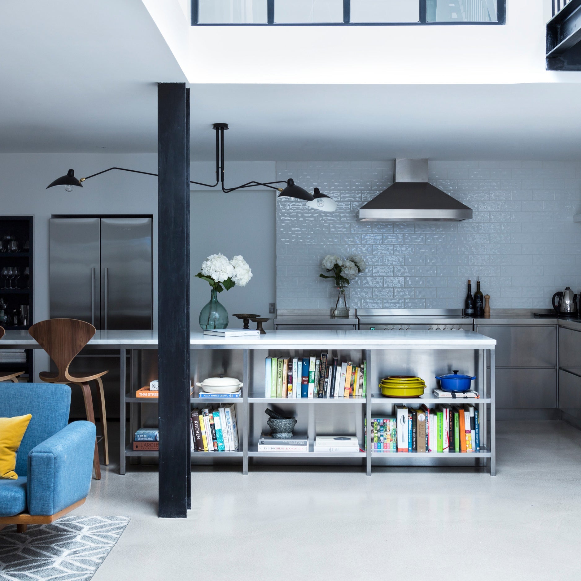 Hanglamp van metaal, aluminium en messing – Bonq