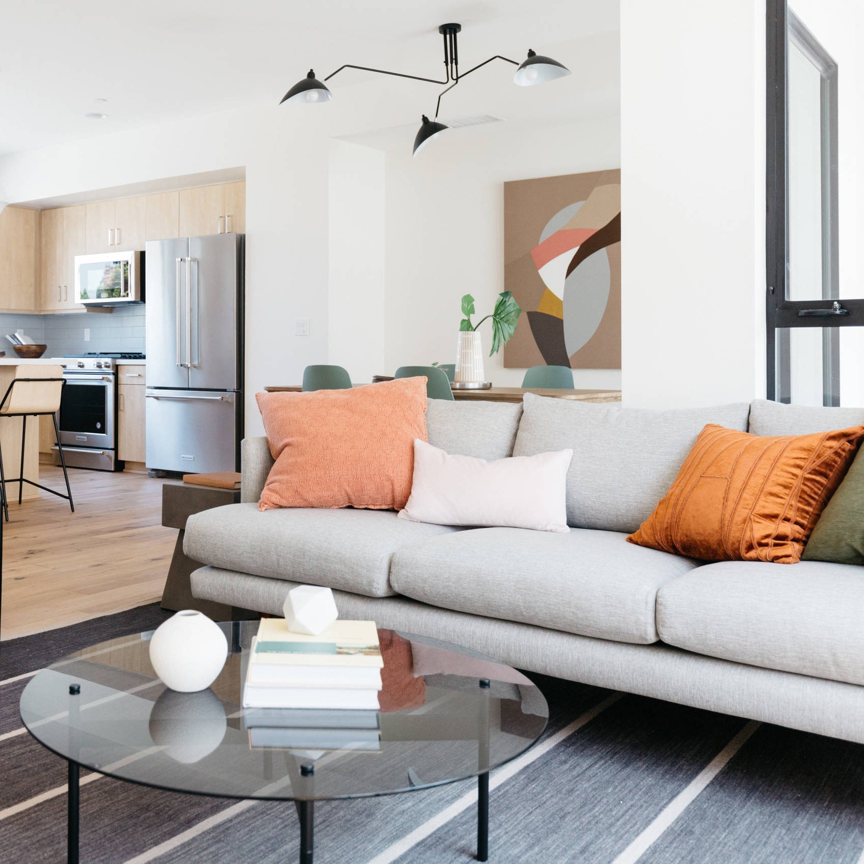 Hanglamp van metaal, aluminium en messing – Bonq