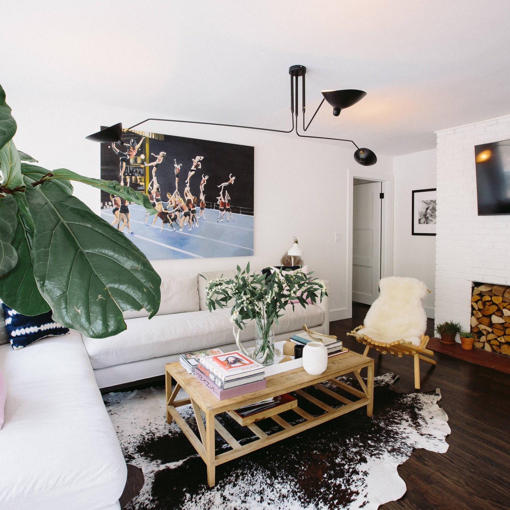 Hanglamp van metaal, aluminium en messing – Bonq