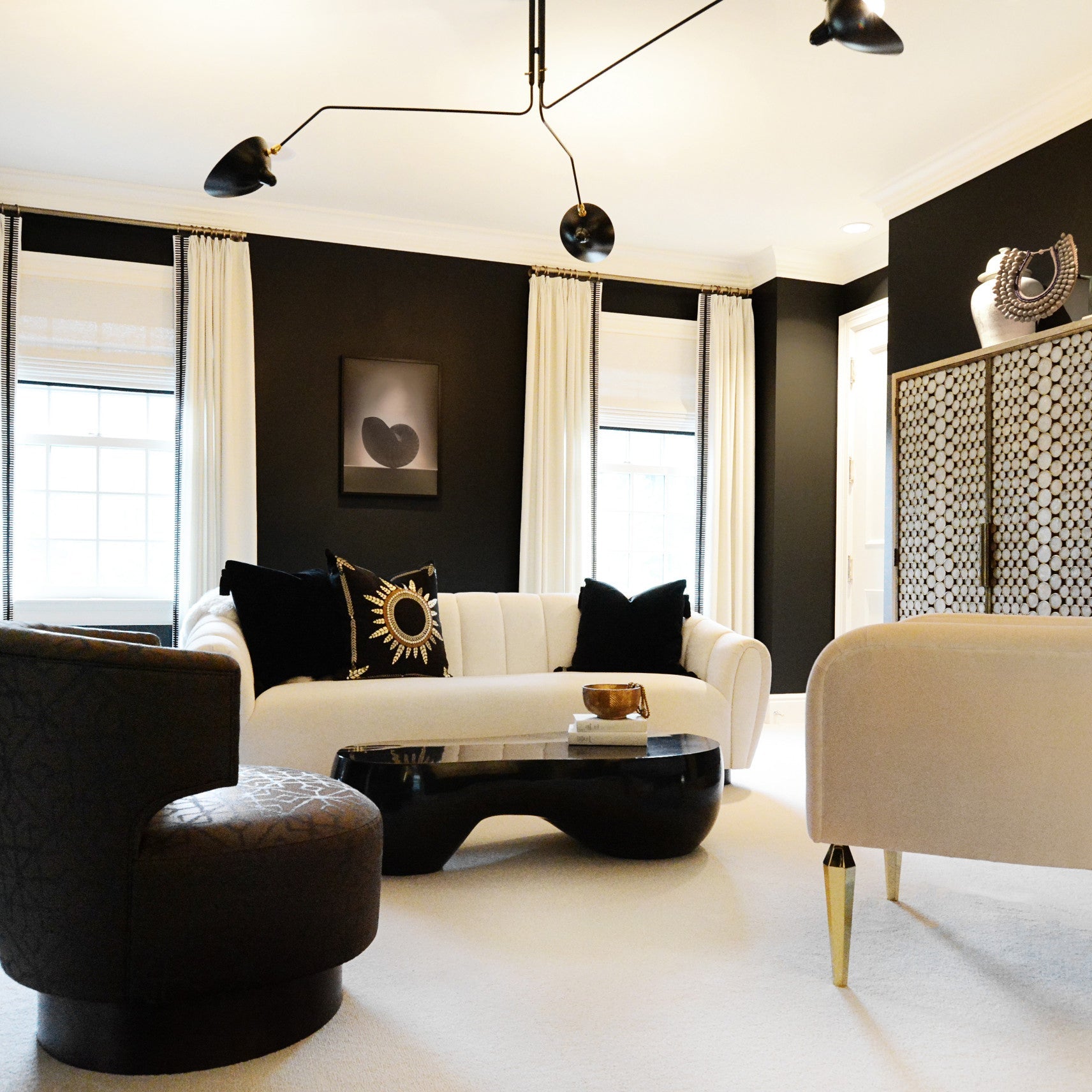 Hanglamp van metaal, aluminium en messing – Bonq