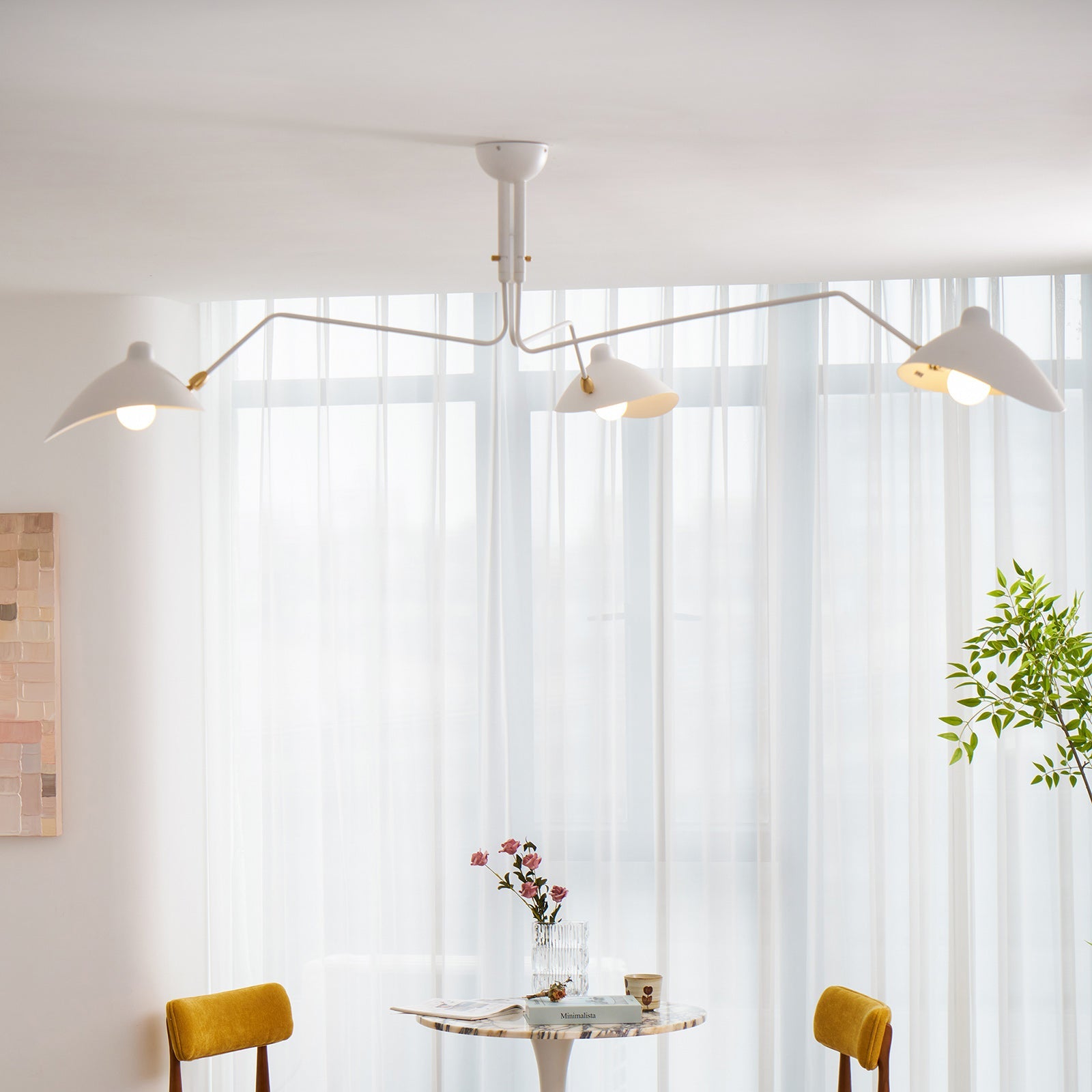 Hanglamp van metaal, aluminium en messing – Bonq