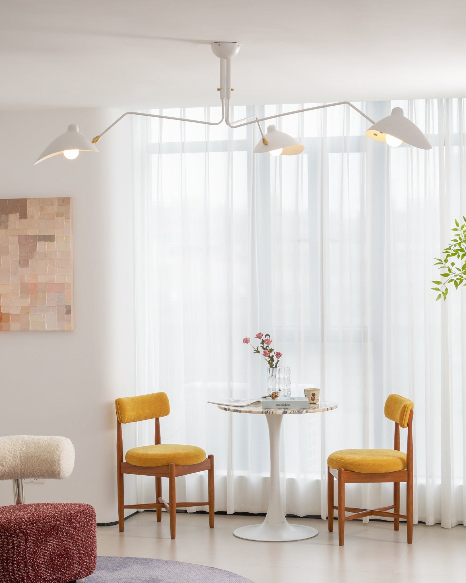 Hanglamp van metaal, aluminium en messing – Bonq