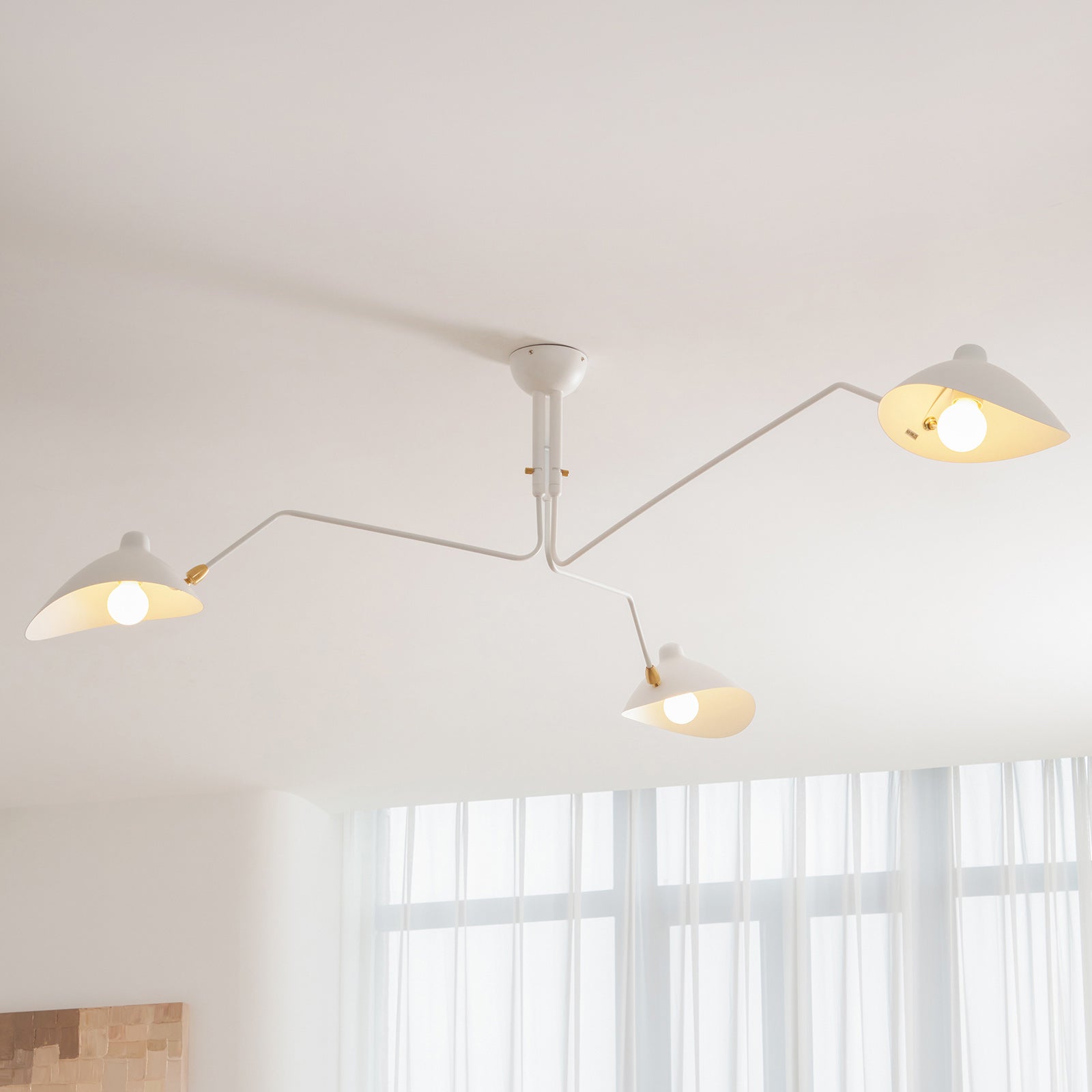 Hanglamp van metaal, aluminium en messing – Bonq