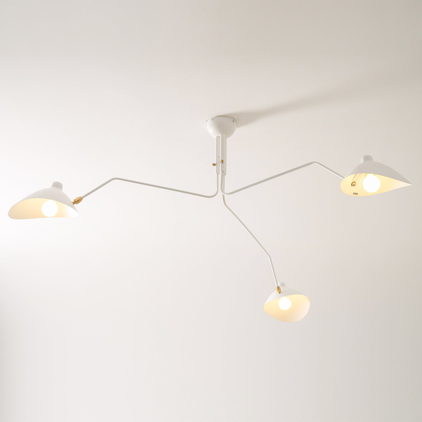 Hanglamp van metaal, aluminium en messing – Bonq
