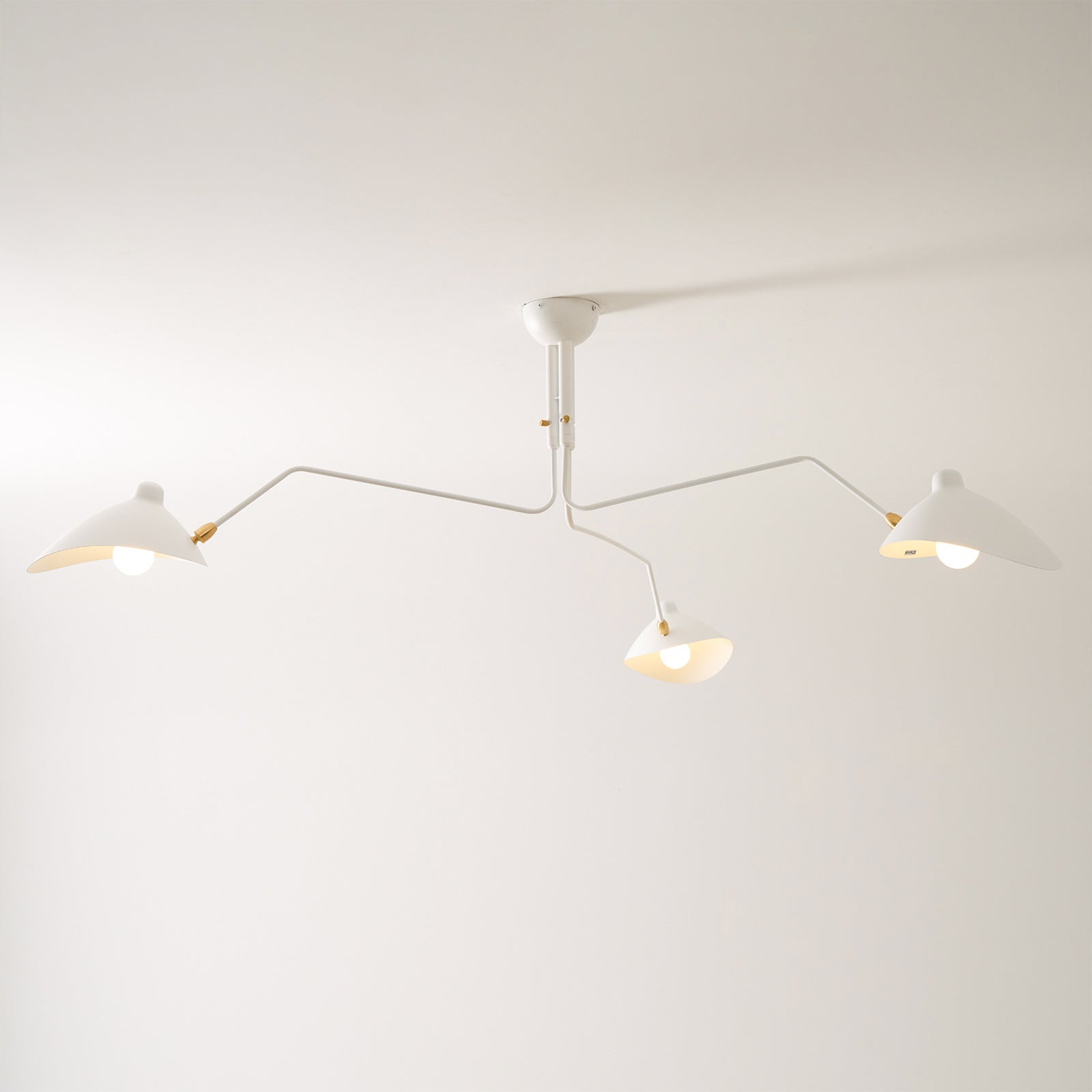 Hanglamp van metaal, aluminium en messing – Bonq