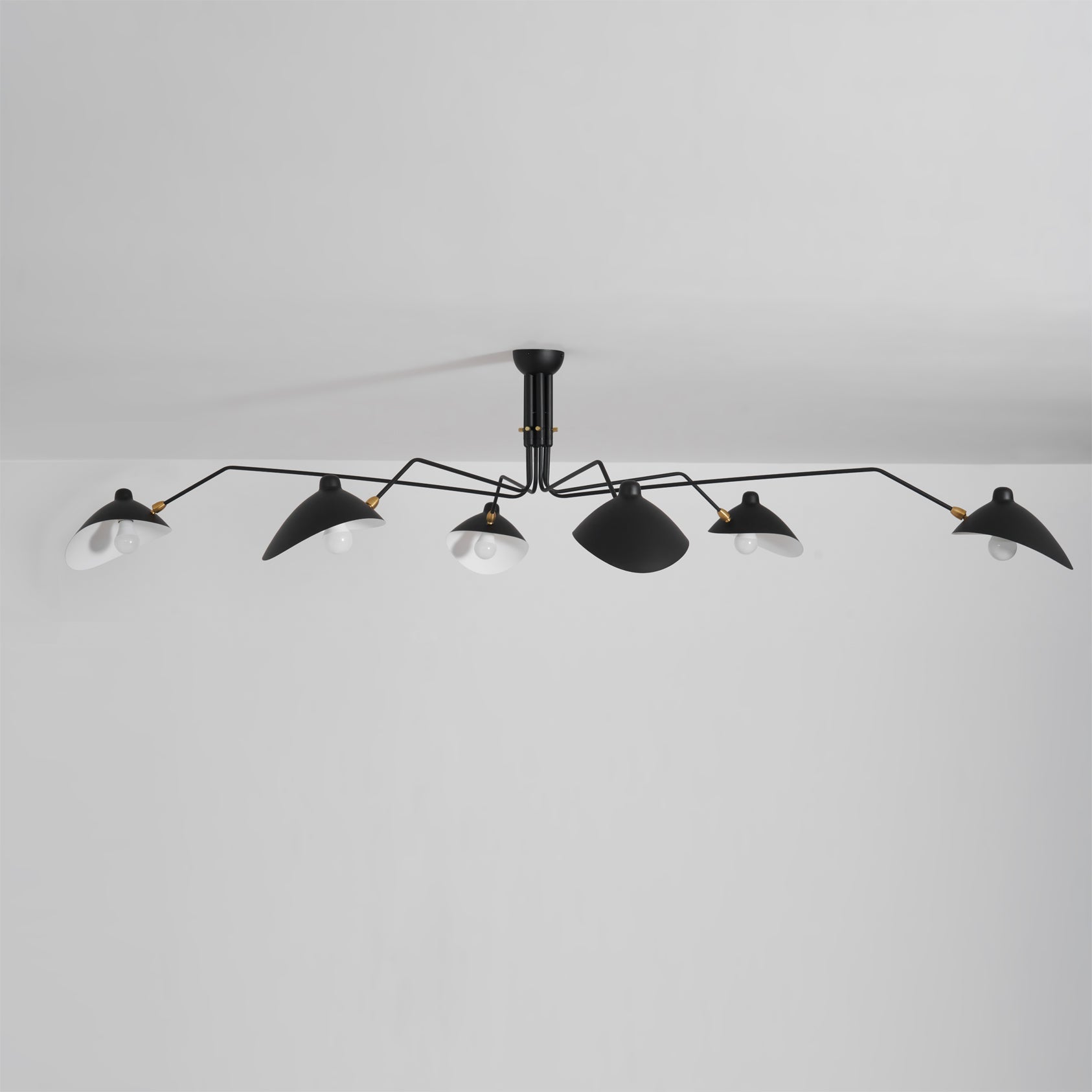 Hanglamp van metaal, aluminium en messing – Bonq