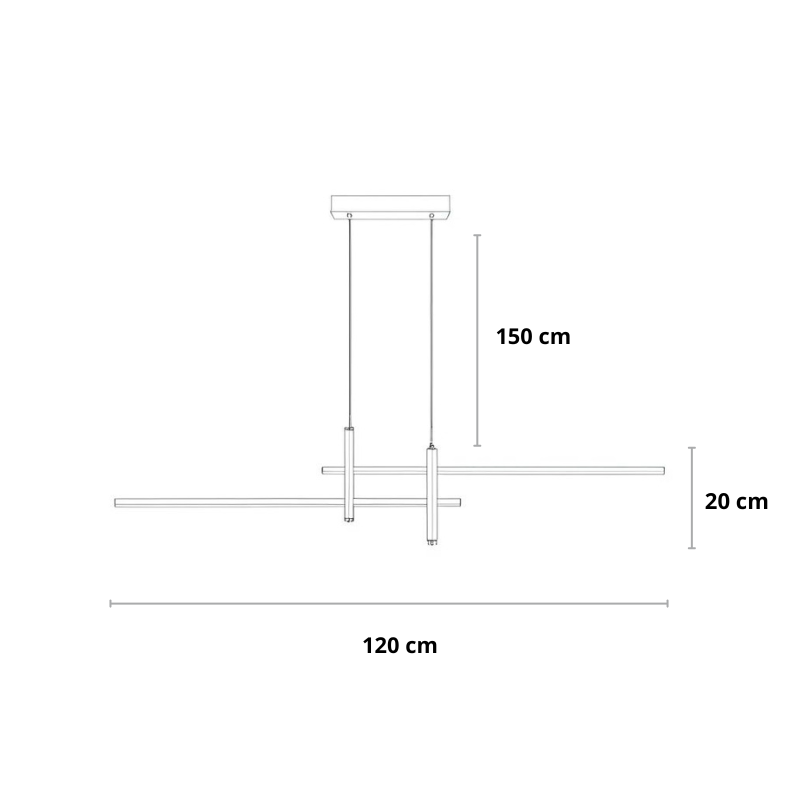 Ilyon – Moderne Hanglamp met Dimbaar Licht en Afstandsbediening