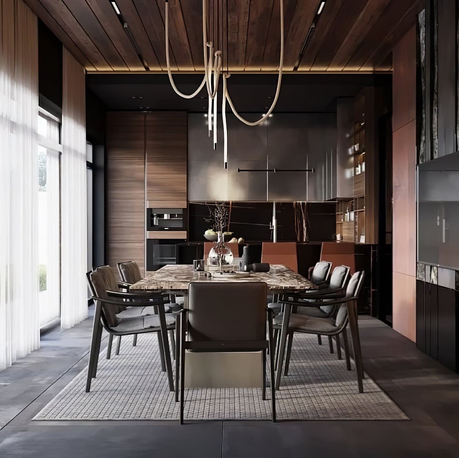 Hanglamp van silicone en metaal – Bonq