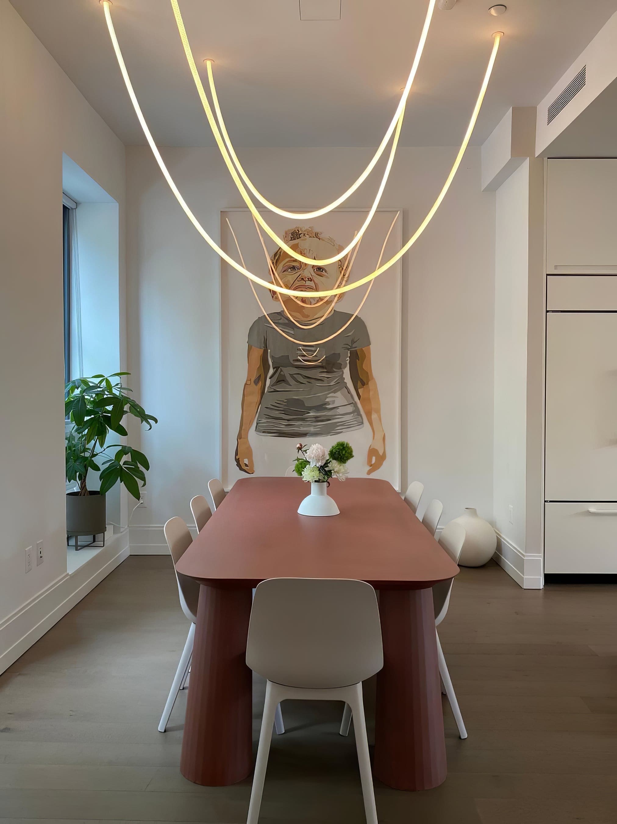 Hanglamp van silicone en metaal – Bonq