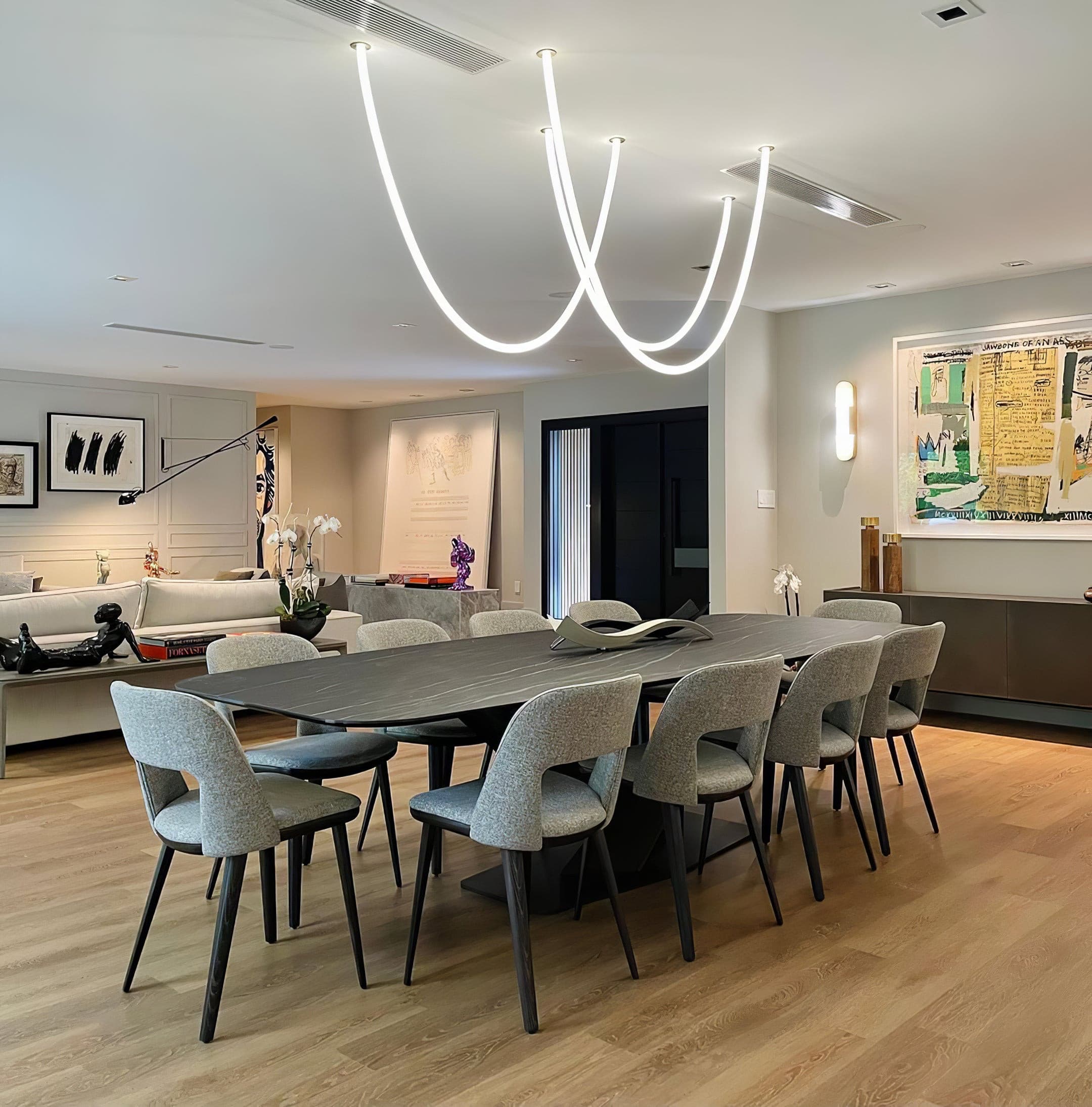 Hanglamp van silicone en metaal – Bonq