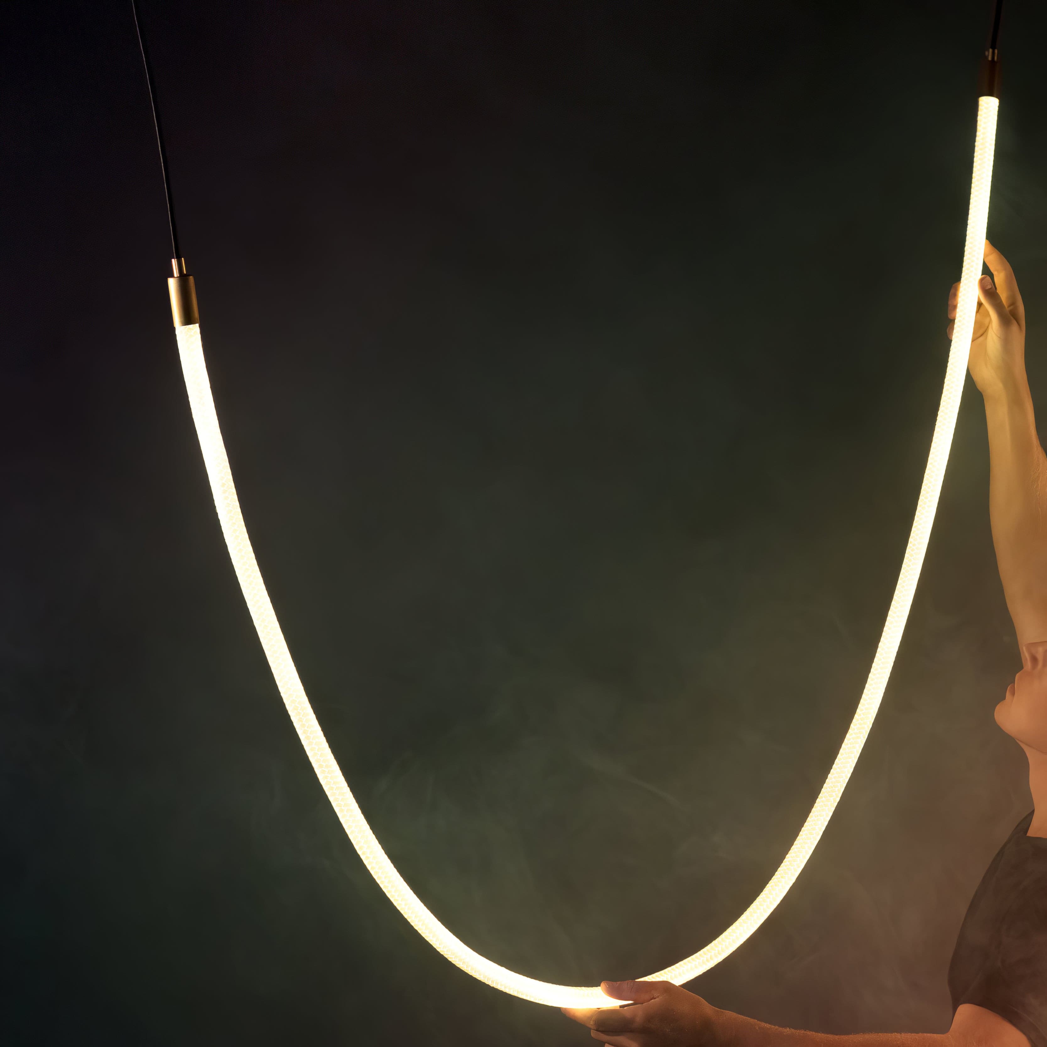 Hanglamp van silicone en metaal – Bonq