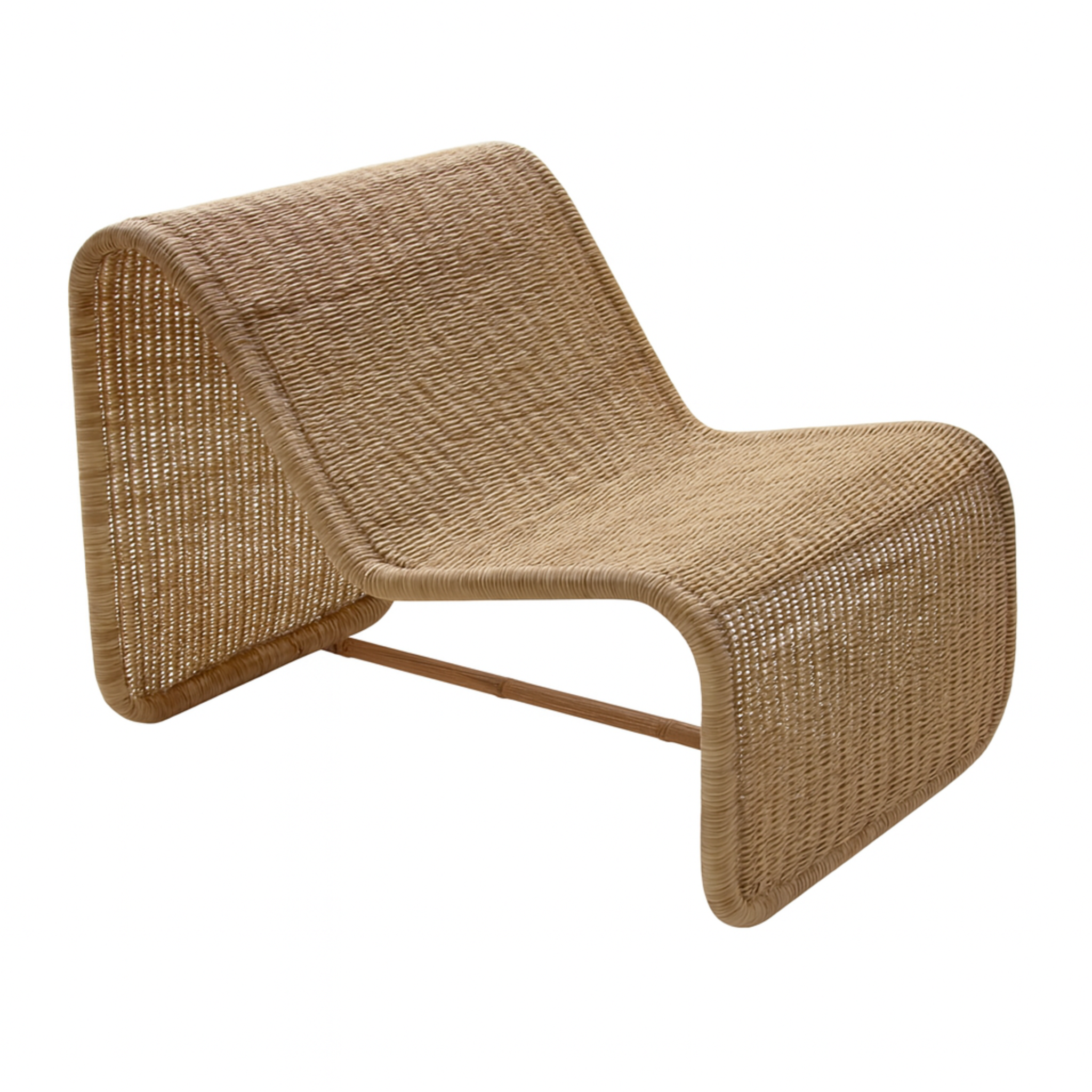 Serenya™ Chaise Longue in Rotin – Elegantie & Natuurlijk Comfort