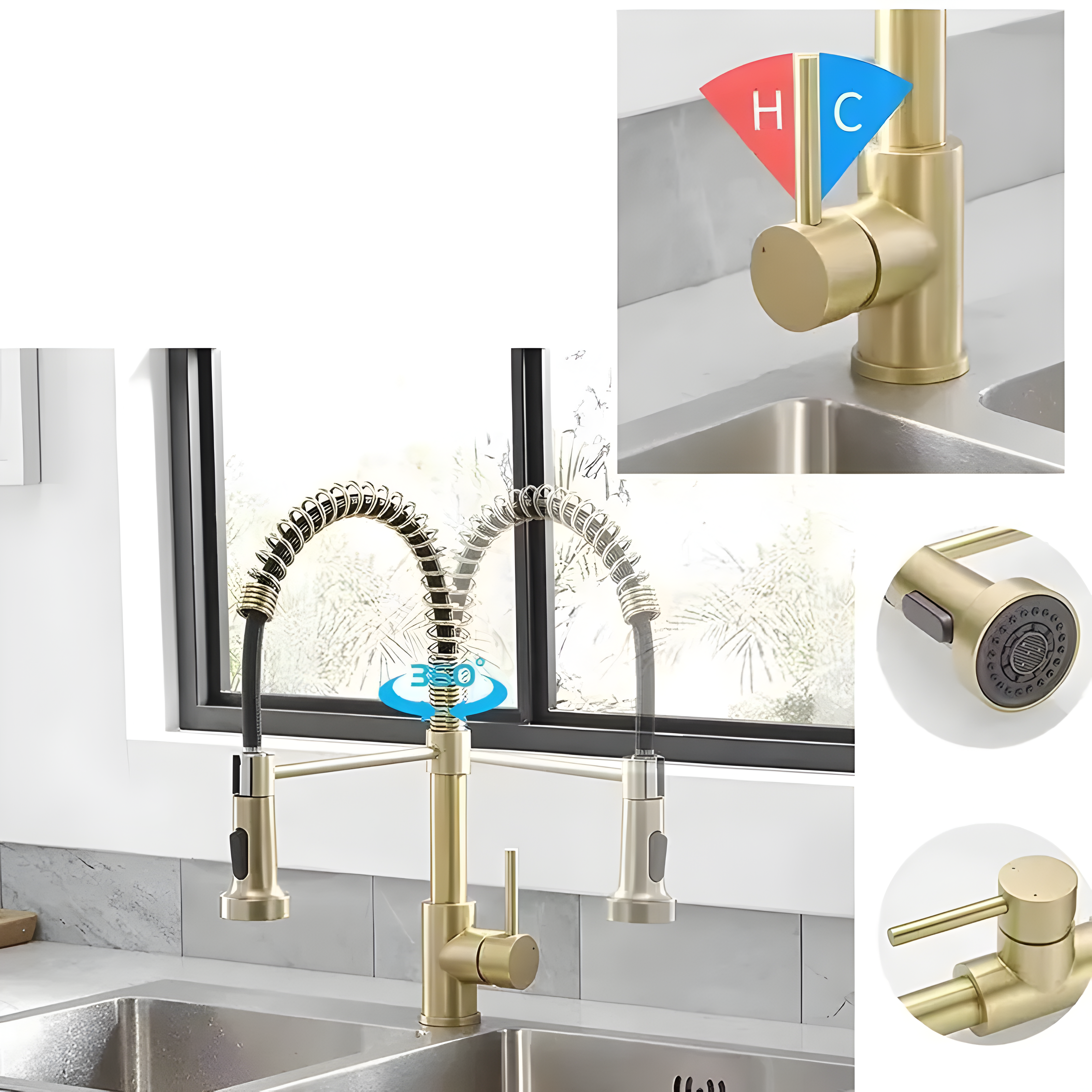 Aqua Nova Keukenmengkraan – Modern Design met Uittrekbare Sproeikop