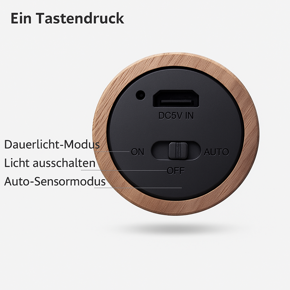 Lunaro™ Wandlamp Altijd licht, precies wanneer je het nodig hebt