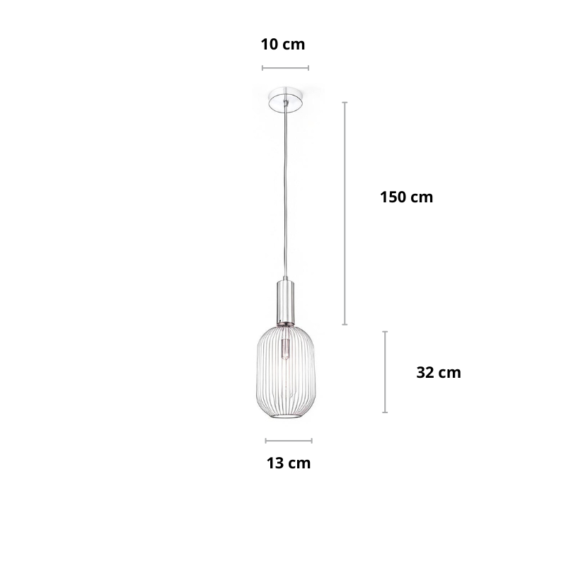 Hanglamp glas amber | Vitrum