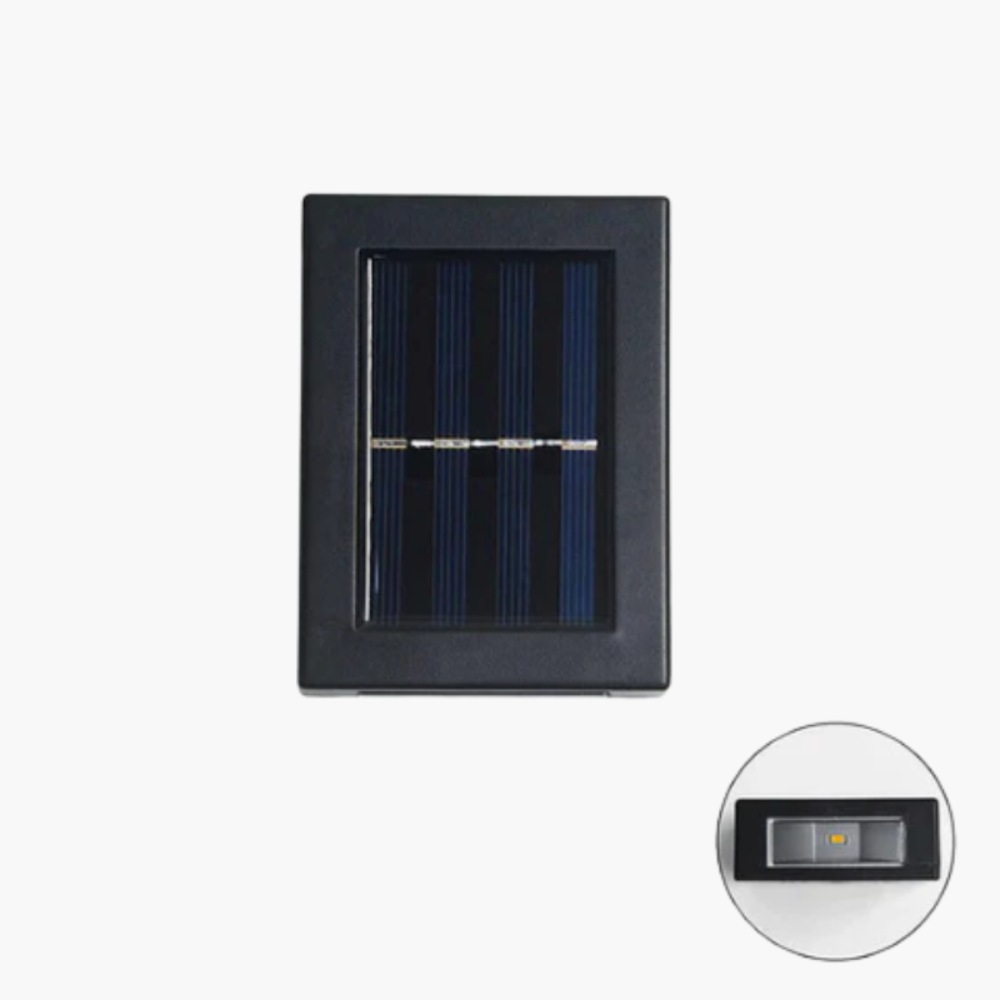 Stijlvolle solar wandlamp voor buiten