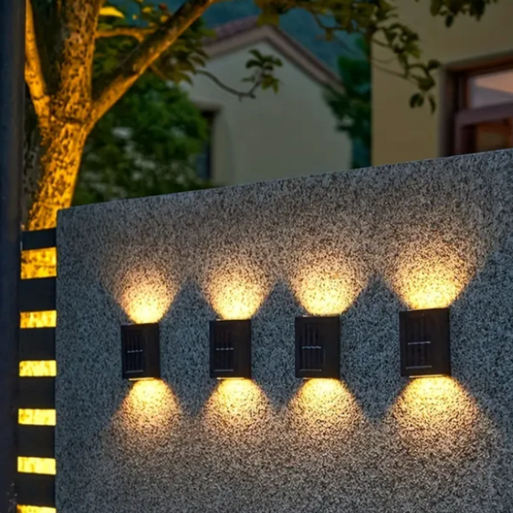 Stijlvolle solar wandlamp voor buiten