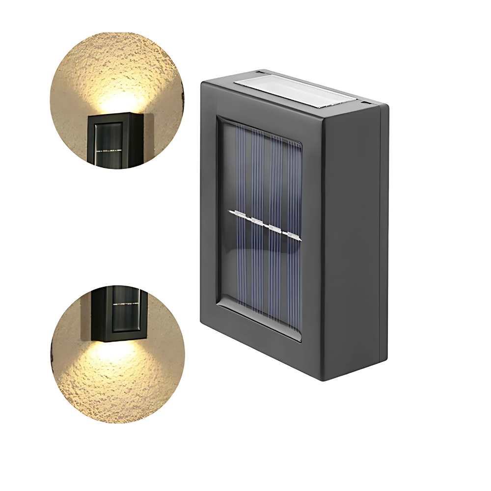 Stijlvolle solar wandlamp voor buiten
