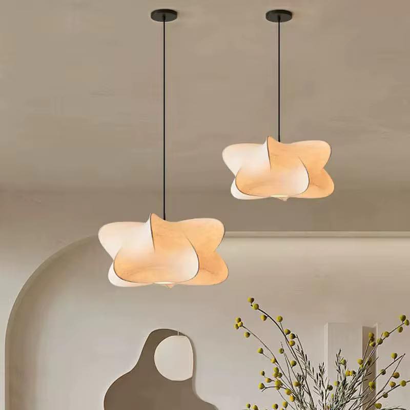 Bronza – Moderne Hanglamp in Donkerbrons en Wit