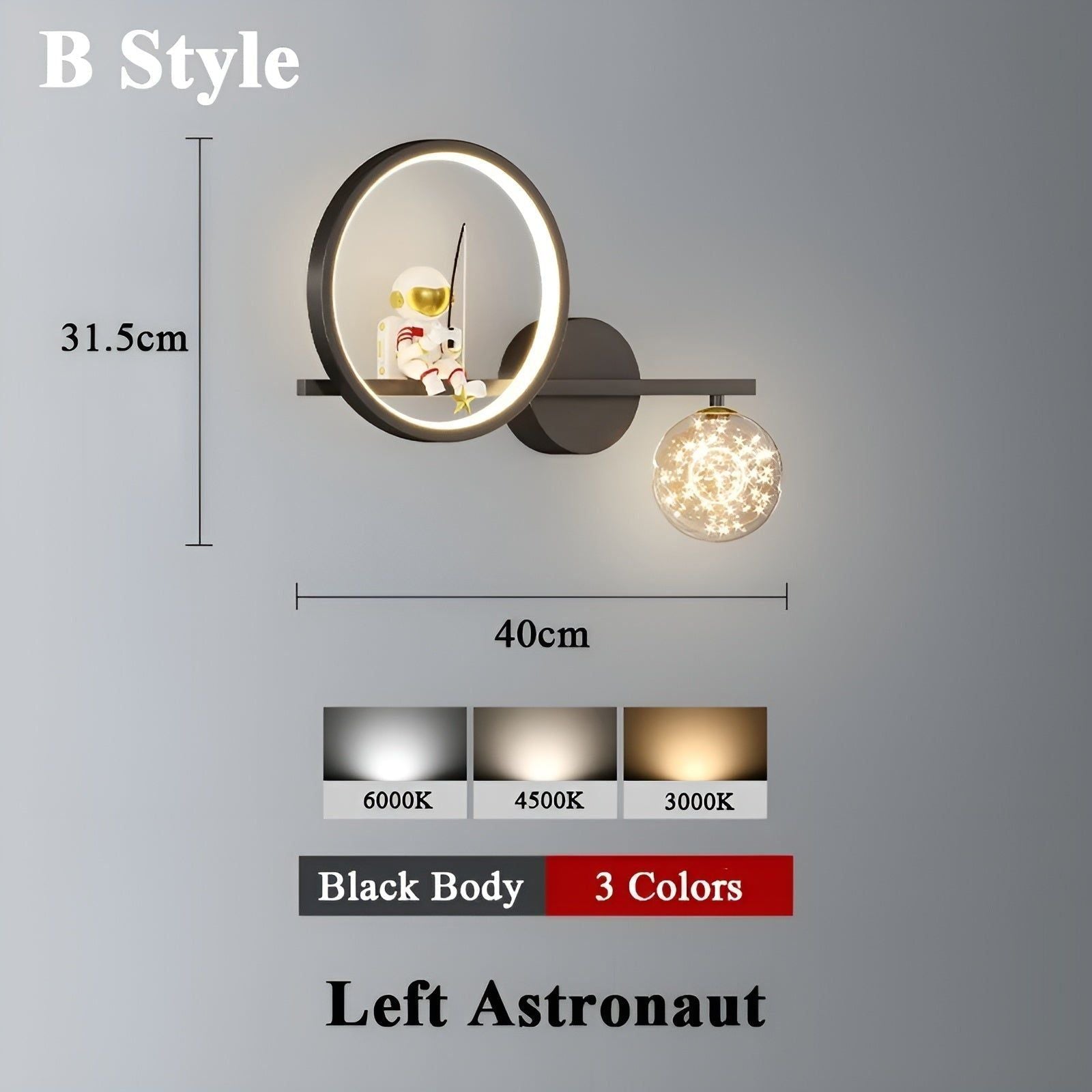 StarryDream – LED Wandlamp met Sterrenprojectie