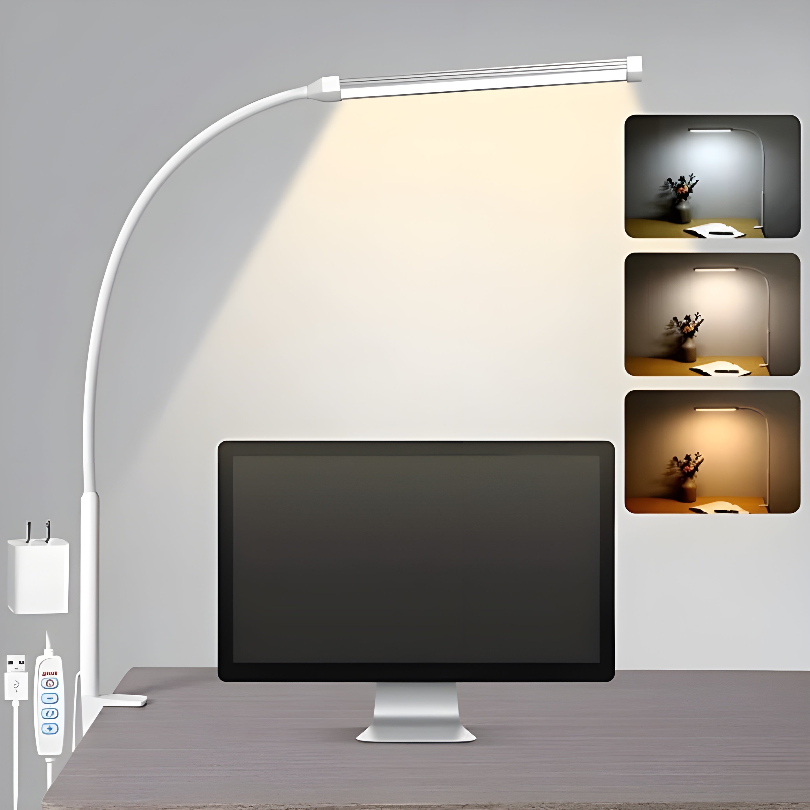 NeoBeam – LED Bureaulamp met Flexibele Klemarm