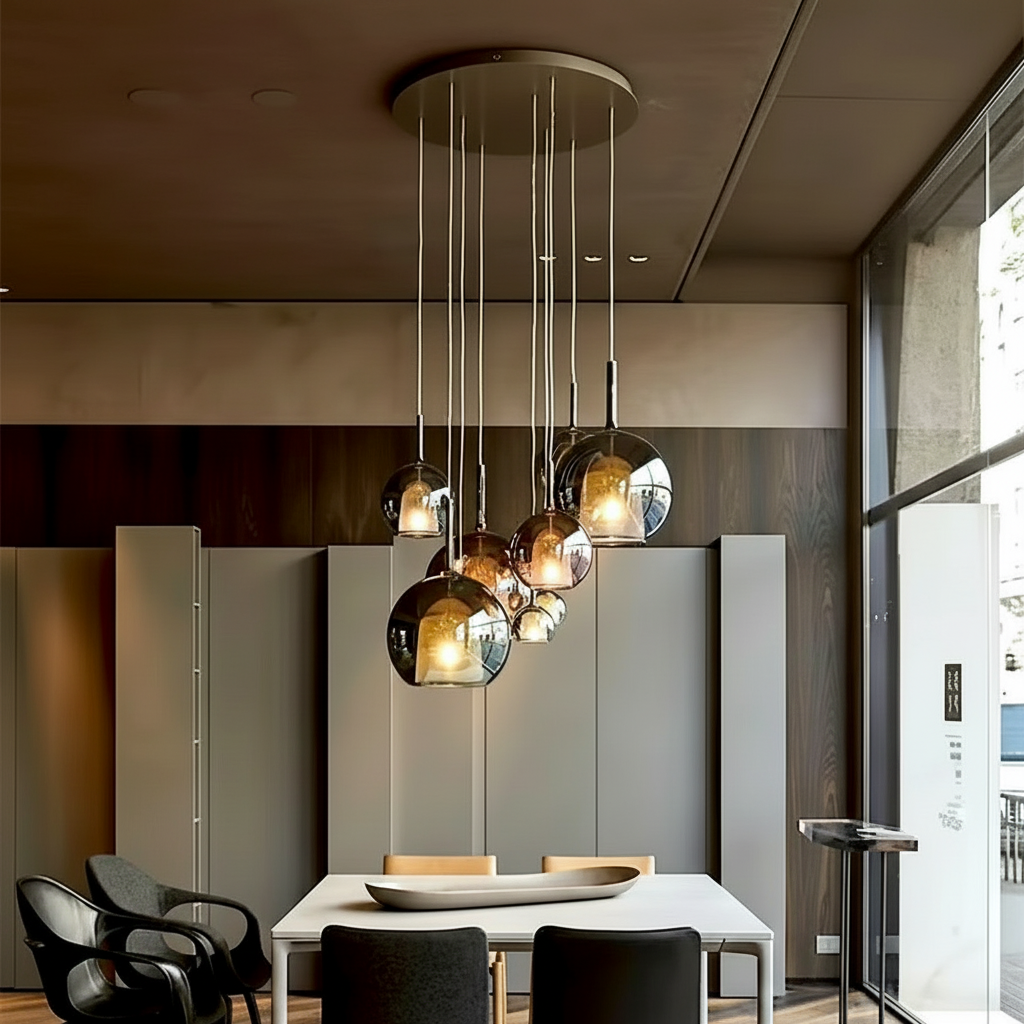 Hanglamp – Minimalistisch Glasdesign met LED/Glazia Orb