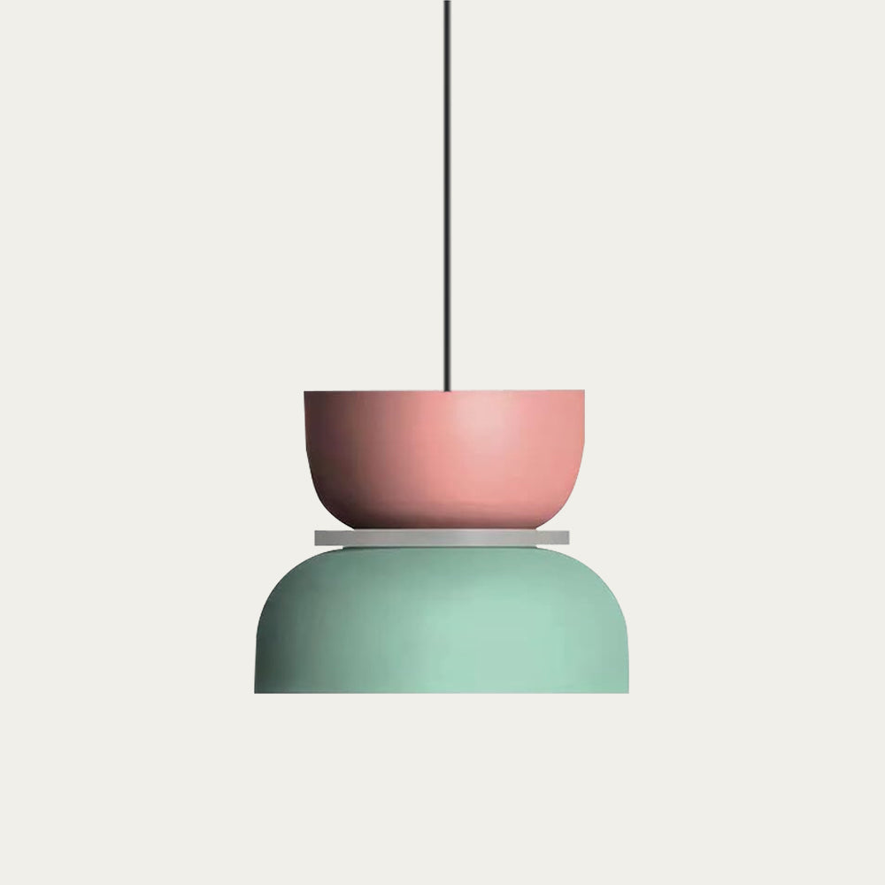 hanglamp van aluminium met een matte coating.– Bonq
