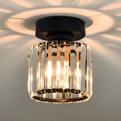 Delyra – Moderne Plafondlamp met Kristallen Gloed