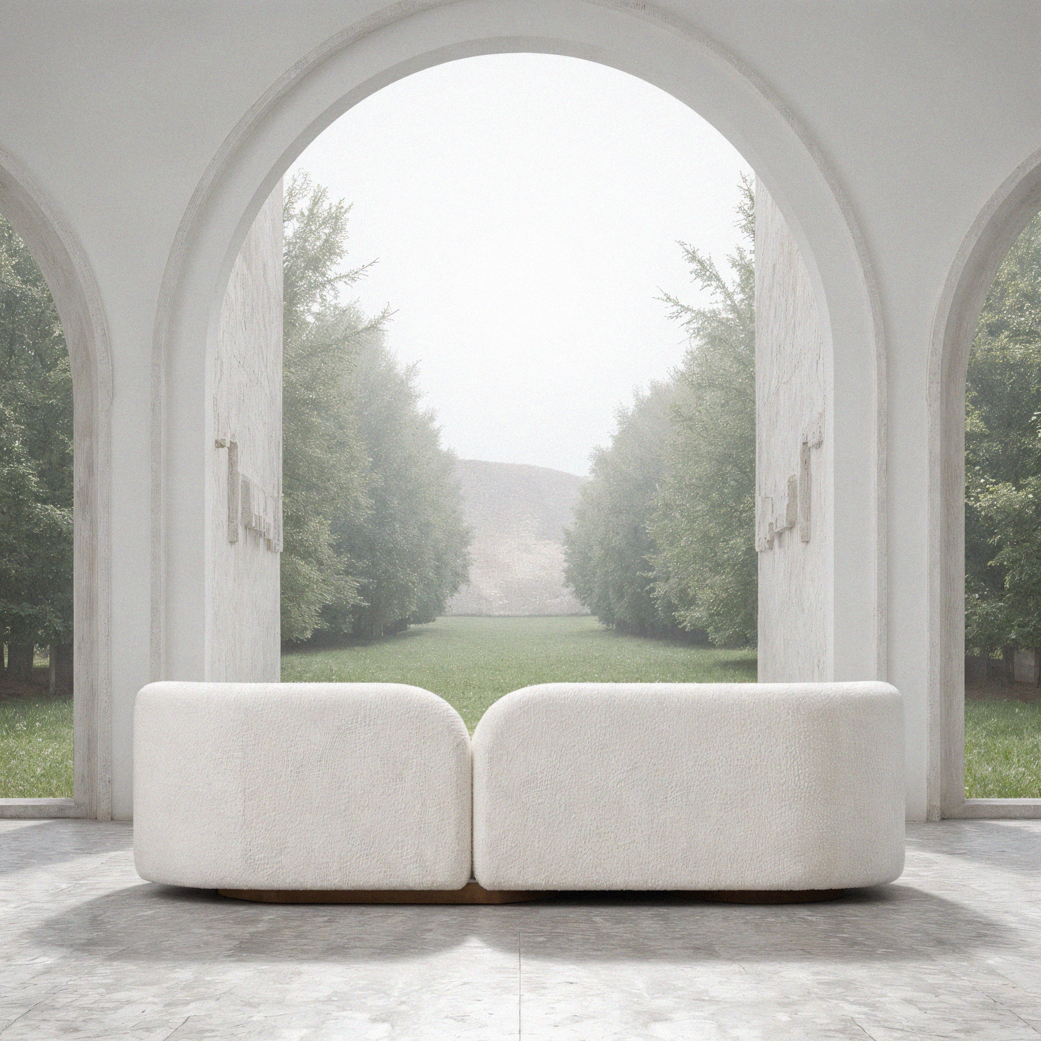 Améliane Sofa Tijdloze Elegantie in Bouclé