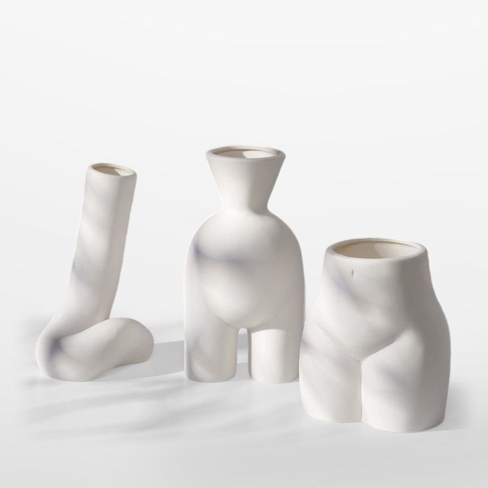 Helora – Sculpturale Human Vaas in Keramiek